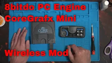 8bitdo PC Engine CoreGrafx Mini Wireless mod