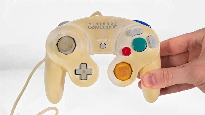 Broken & Yellowed Nintendo GameCube Controller Restoration - Retro Console Repair