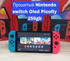 Nintendo Switch Oled Прошитая 256гб Неон
