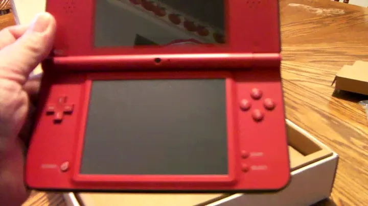 Mario 25th Anniversary Limited Edition Red DSi XL unboxing w/ size comparison