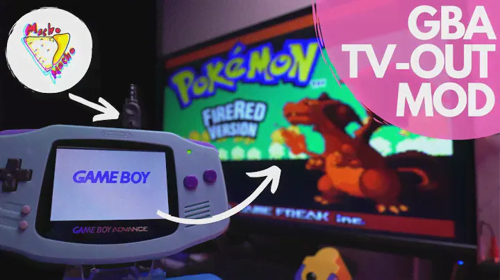 If the GBA was a Nintendo Switch! | PLAY Your GBA On The TV Using The Link Port! | GBA TV OUT Mod!