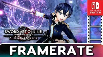 SWORD ART ONLINE Alicization Lycoris | Nintendo Switch Frame Rate Test