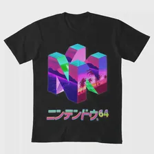 🛍 Футболка Nintendo 64 Vaporwave n64 nintendo 64 игровая консоль вейп волна ретро