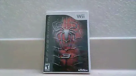 Spider-Man 3 the game for the Nintendo Wii unboxing