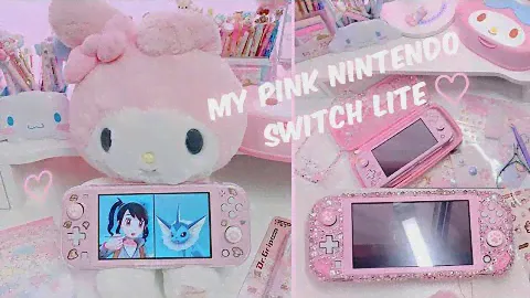 My Pastel Pink Nintendo Switch Lite
