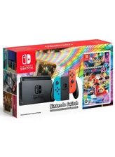 Игровая приставка Nintendo Switch (Neon Red/Neon Blue) + Mario Kart 8 Deluxe