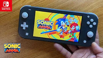 Sonic Mania Nintendo Switch Lite Gameplay
