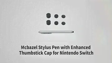 Mcbazel Stylus Pen with Enhanced Thumbstick Cap for Nintendo Switch