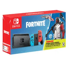 Nintendo Switch Neon Red Neon Blue + Fortnite