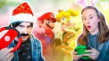ПАРЕНЬ vs ДЕВУШКА, Кто Победит на Nintendo Switch в Mario Kart 8 Deluxe + ВЕБКА