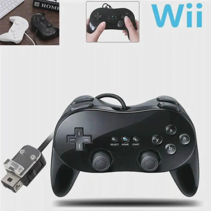 Классический Проводной игровой контроллер Gaming Remote Pro Gamepad Control Для Nintendo Wii-0
