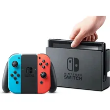 Игровая приставка Nintendo Switch rev.2 32 ГБ, неоновый