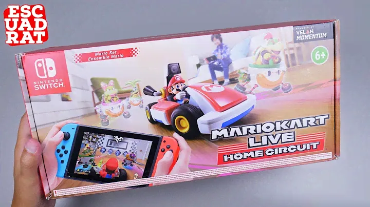 Mario Kart Live: Home Circuit English, Unboxing Setup Gameplay Nintendo Switch Mario Kart Live