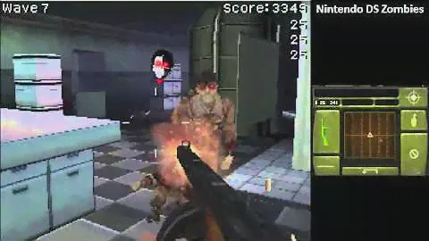 Black Ops Zombies "Facility" Map Overview (Nintendo DS Gameplay)