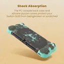 Новый защитный чехол для Nintendo Switch Oled Zelda Kingdom, светящийся силиконовый мягкий чехол для контроллера джойстика консоли (art.: 3920c1c27bf40)