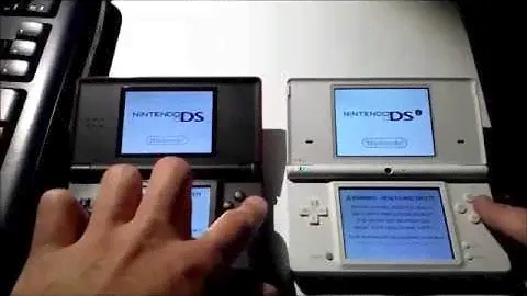 Startup Race Nintendo DS Lite VS  DSi