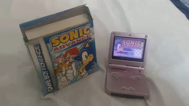 Gameboy Advance SP + Sonic Advance Unboxing!