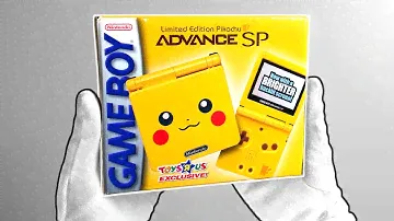 Legendary Pokémon Console Unboxing! - Nintendo Game Boy Advance SP Toys "R" Us Pikachu