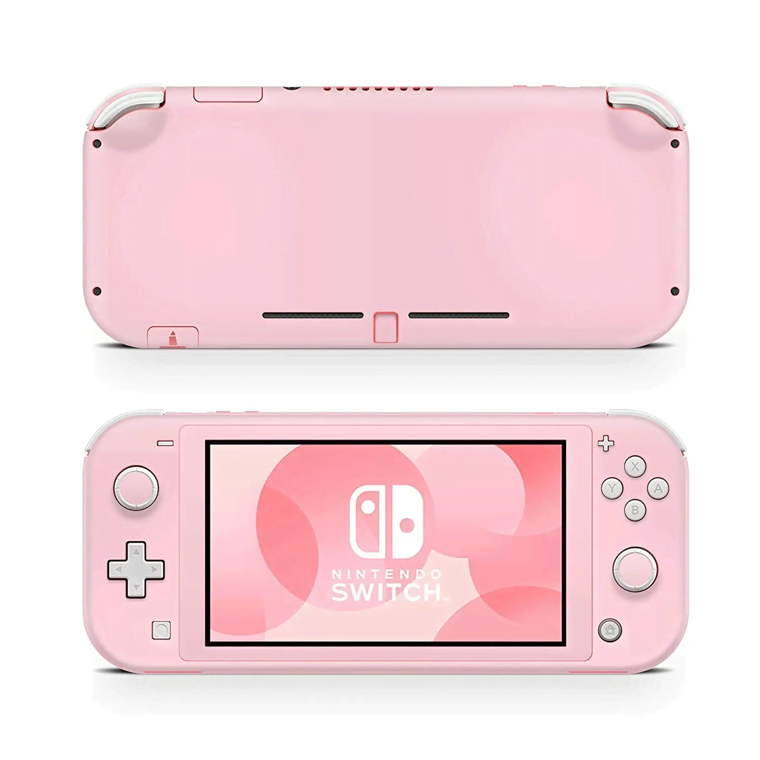 Nintendo Switch Lite Skin Decal Sticker Love Pink Rose Pastel White Milky Custom