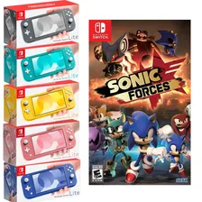 NEW Nintendo Switch Lite Handheld Console + FREE GAME SONIC FORCES - PICK COLOR