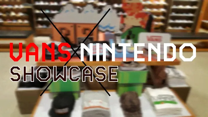 VANS X NINTENDO SHOES AND APPAREL SHOWCASE