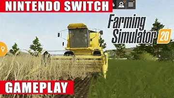 Farming Simulator 20 Nintendo Switch Gameplay