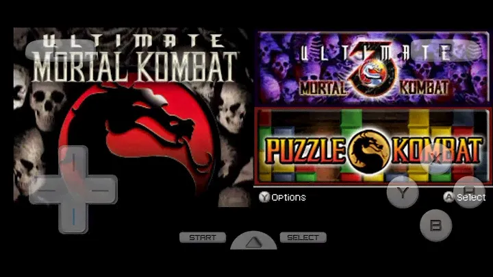 Puzzle Kombat + Ultimate Mortal Kombat nintendo ds простой геймплей