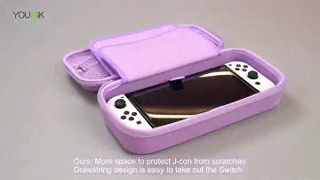 Younik Carrying Case for Nintendo Switch OLED - Purple