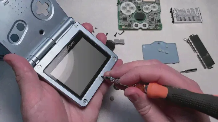 Реставрация GAMEBOY Advance SP: Часть 1- разборка