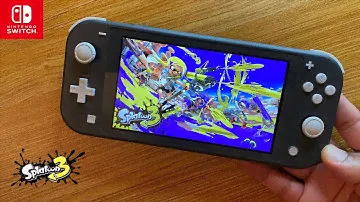 Splatoon 3 Nintendo Switch Lite Gameplay