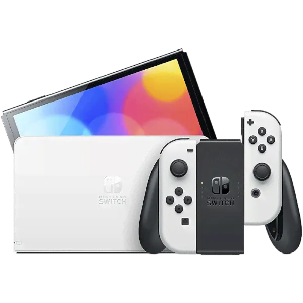 Игровая приставка Nintendo Switch OLED 64 ГБ, Белый-0