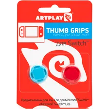 Накладки на стики Artplays Thumb Grips Pro Red/Blue для Nintendo Switch