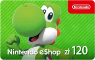 Карта пополнения Nintendo eShop на 120 злотых | Код