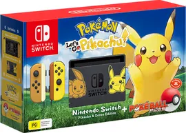 Игровая приставка Nintendo Switch + игра Pokemon: Let's Go, Pikachu!
