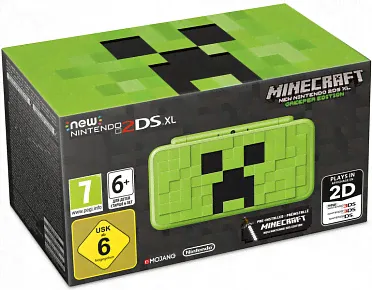 Игровая приставка New Nintendo 2DS XL Creeper + Minecraft-0
