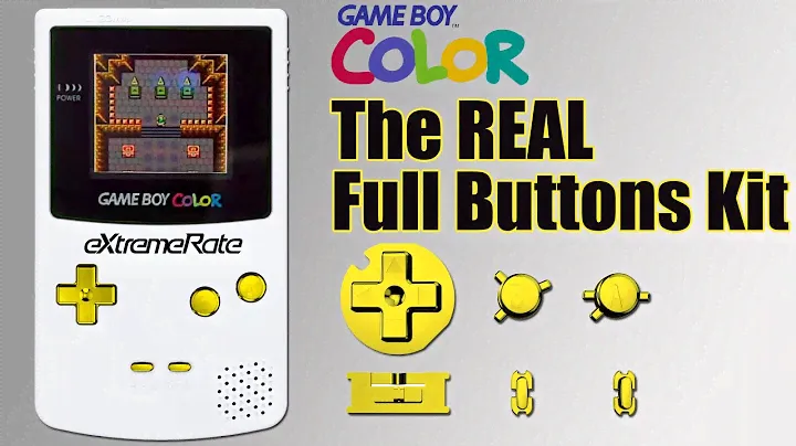 The Real Gameboy Color Full Replacement Buttons Kit - eXtremeRate